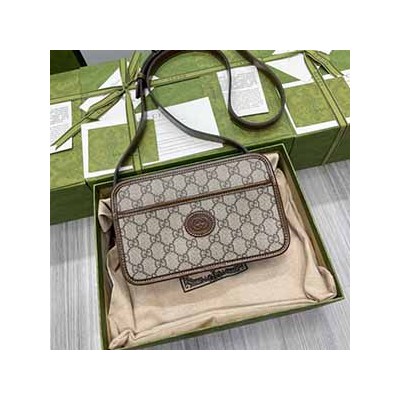  GUCCI INTERLOCKING GG MINI BAG - 구찌 인터로킹 GG 미니백