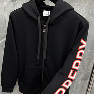 BURBERRY LOGO HOOD ZIP UP - 버버리 로고 후드 집업