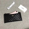 CHANEL CC CHEVRON CARD CASE - 샤넬 쉐브론 램스킨 카드케이스