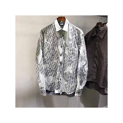 CHRISTIAN DIOR OBLIQUE KASURI SHIRT - 크리스찬 디올 오블리크 카스리 셔츠