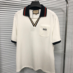 GUCCI POLO COLLAR T SHIRT - 구찌 클래식 카라 반팔티셔츠