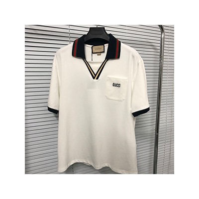 GUCCI POLO COLLAR T SHIRT - 구찌 클래식 카라 반팔티셔츠