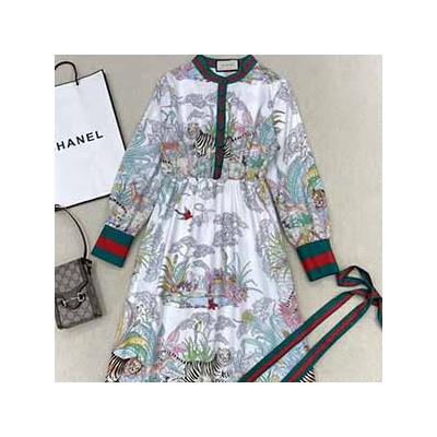 GUCCI PRINTING ONE PIECE - 구찌 프린팅 원피스