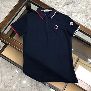 MONCLER SHORT COLLAR T SHIRT - 몽클레어 반팔 카라 티셔츠