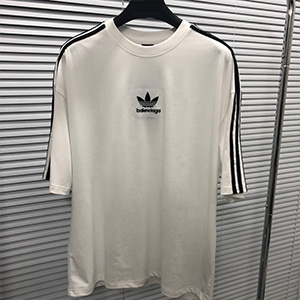 BALENCIAGA X ADIDAS LOGO T SHIRT - 발렌시아가 아디다스 콜라보 로고 반팔티셔츠