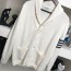 THOM BROWNE KNIT CARDIGAN - 톰브라운 사선완장 니트 가디건