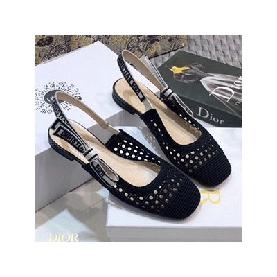 DIOR DIOR&MOI SLINGBACK BALLERINA FLAT SHOES - 디올 모이 슬링백 발레리나 플랫슈즈