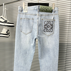 LOEWE ANAGRAM DENIM PANTS - 로에베 아나그램 청바지