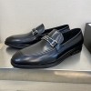 PRADA LOGO LOAFER - 프라다 남성용 가죽 로퍼