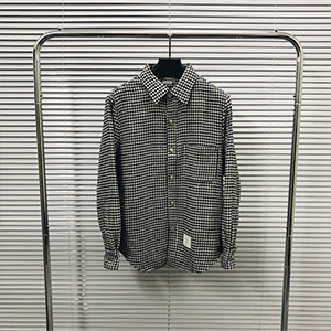 THOM BROWNE CHECK SHIRT - 톰브라운 체크패턴 셔츠