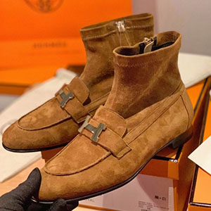 HERMES SAINT HONORE ANKLE BOOTS - 에르메스 생토노레 앵클부츠