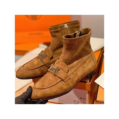 HERMES SAINT HONORE ANKLE BOOTS - 에르메스 생토노레 앵클부츠