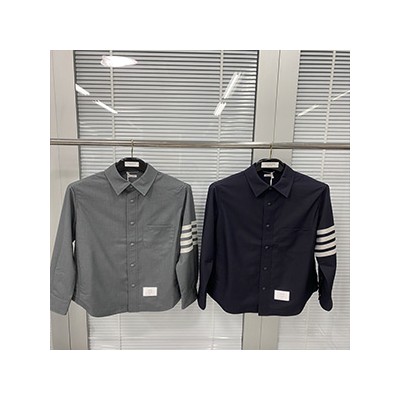 THOM BROWN DRESS SHIRT - 톰브라운 사선완장 드레스 셔츠