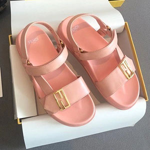 FENDI LADY LEATHER SANDAL - 펜디 여성용 가죽 샌들