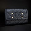 CHANEL GRAINED CALFSKIN FLAP WALLET A84447 - 샤넬 그레인드 카프스킨 플랩 중지갑 A84447