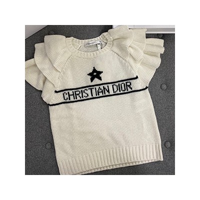 CHRISTIAN DIOR LUCKY STAR KNIT SHIRT - 크리스찬 디올 럭키 스타 니트 반팔티셔츠