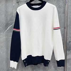 THOM BROWN KNIT T-SHIRT - 톰브라운 니트 티셔츠