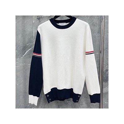 THOM BROWN KNIT T-SHIRT - 톰브라운 니트 티셔츠