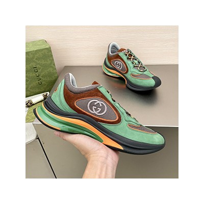 GUCCI GG LOGO RUN SNEAKERS - 구찌 GG로고 런 스니커즈