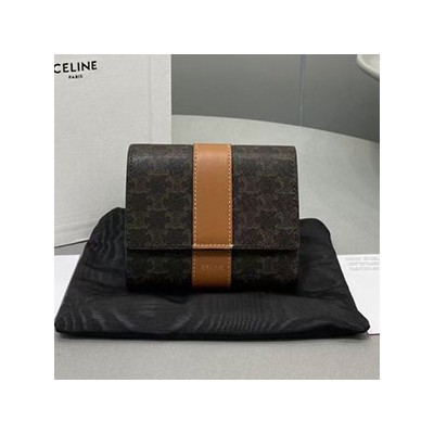 CELINE TRIFORD TRIOMPHE CABAS WALLET - 셀린느 트리폴드 트리옴페 카바스 반지갑