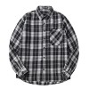 BALENCIAGA CHECK PATTERN SHIRT - 발렌시아가 체크패턴 로고 셔츠