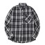 BALENCIAGA CHECK PATTERN SHIRT - 발렌시아가 체크패턴 로고 셔츠