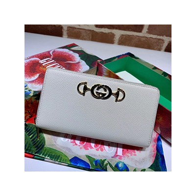 [NEW ARRIVAL] GUCCI ZUMI GRAINY LEATHER ZIP AROUND WALLET - 구찌 주미 레더 집 어라운드 지갑