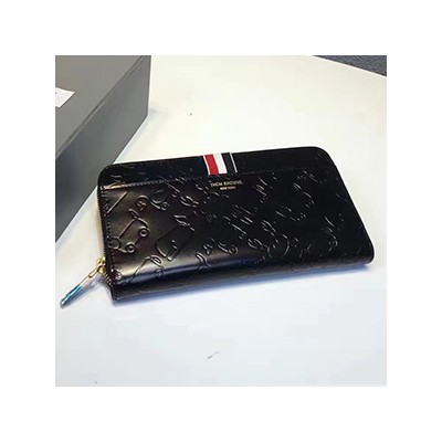 THOM BROWNE WALLET - 톰브라운 블랙 남녀공용 장지갑