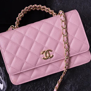 CHANEL TOP HANDLE WOC CHAIN WALLET - 샤넬 탑핸들 WOC 체인지갑