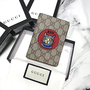 [UNIQUE ITEM] GUCCI GG SUPREME PASSPORT WALLETS - 구찌 GG 수프림 여권지갑