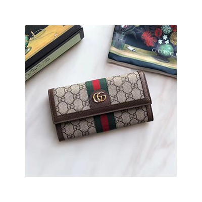 [2018 NEW ARRIVAL] GUCCI OPHIDIA GG WALLET - 구찌 오피디아 GG 장지갑