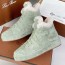 LOROPIANA HIGH TOP WOOL SNEAKERS - 로로피아나 하이탑 양털 스니커즈