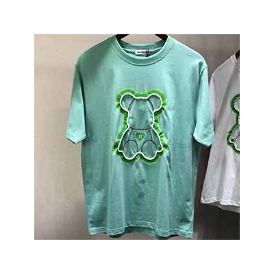 BALENCIAGA BEAR LOGO T SHIRT - 발렌시아가 베어 로고 반팔 티셔츠