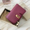 BURBERRY LEATHER WALLET - 버버리 버클 반지갑