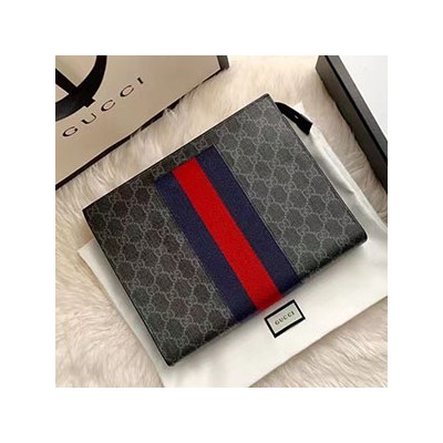  GUCCI GG SUPREME WEB CLUTCH BAG - 구찌 수프림 웹 클러치백