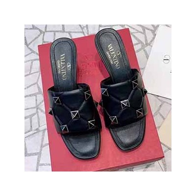 VALENTINO ROCKSTUD SLIPPER HEEL - 발렌티노 락스터드 슬리퍼 힐