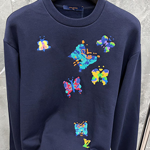 LOUIS VUITTON LV BUTTERFLY T-SHIRT - 루이비통 LV 버터플라이 긴팔 티셔츠