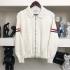 THOM BROWNE KNIT JACKET - 톰브라운 사선완장 니트 자켓