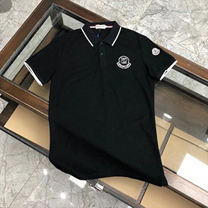 MONCLER SHORT COLLAR T SHIRT - 몽클레어 반팔 카라 티셔츠