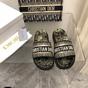 CHRISTIAN DIOR DWAY MULE SLIPPER - 크리스찬 디올 디웨이 뮬 슬리퍼