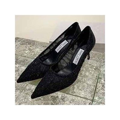 JIMMYCHOO FABRIC PUMPS - 지미추 패브릭 펌프스