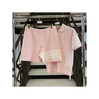 THOM BROWNE T SHIRT & PANTS SET - 톰브라운 반팔 반바지 세트