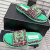 CHANEL TWEED SLIPPER - 샤넬 트위드 여성용 슬리퍼