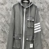 THOM BROWN POKET JUP UP WINDBREAK - 톰브라운 포켓 집업 바람막이