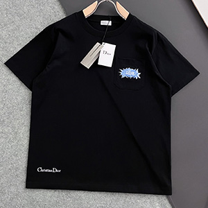 CHRISTIAN DIOR LOGO T SHIRT - 크리스찬 디올 로고 반팔 티셔츠