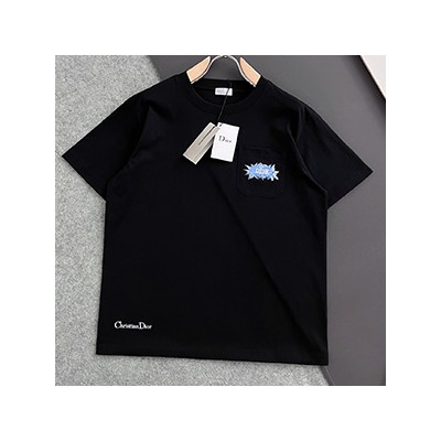 CHRISTIAN DIOR LOGO T SHIRT - 크리스찬 디올 로고 반팔 티셔츠