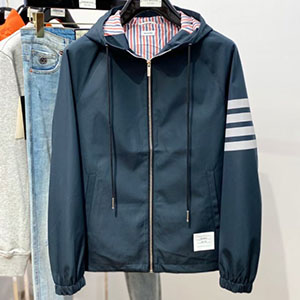 THOM BROWNE JIP UP HOOD JACKET - 톰브라운 후드 집업 자켓