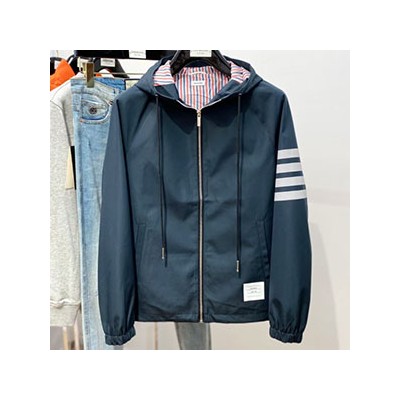 THOM BROWNE JIP UP HOOD JACKET - 톰브라운 후드 집업 자켓