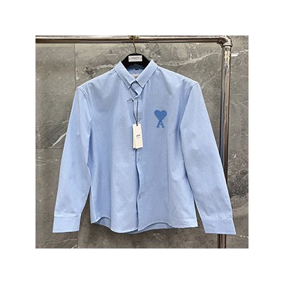 AMI BIG LOGO DRESS SHIRT - 아미 빅 로고 드레스셔츠