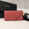 CHANEL CHEVRON FLAP WALLET - 샤넬 쉐브론 플랩 장지갑